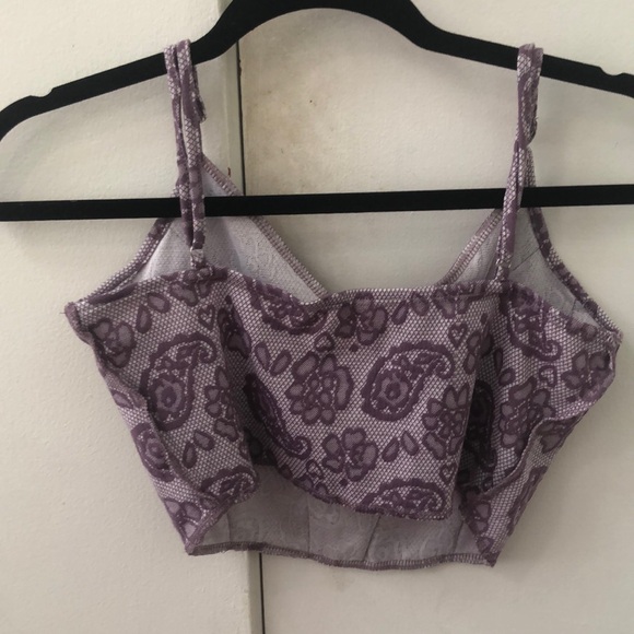 Never worn floral corset tank top - Picture 4 of 4